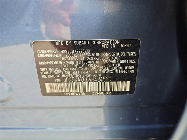 Photo of 2021 Horizon Blue Pearl Subaru Forester