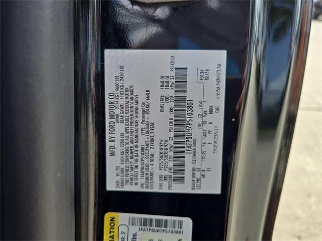 Photo of 2023 Shadow Black Ford Mustang