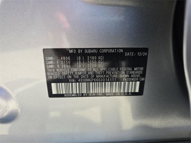 Photo of 2025 Ice Silver Metallic Subaru Legacy