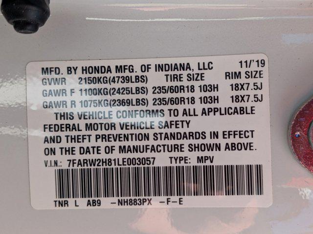 Photo of 2020 Platinum White Pearl Honda CR-V