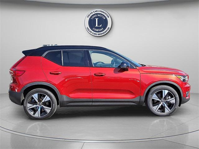 Photo of 2022 Fusion Red Metallic Volvo XC40 Recharge Pure Electric