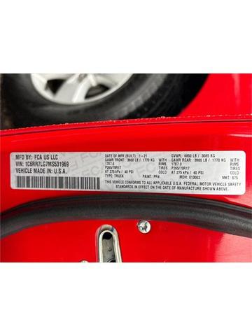 Photo of 2021 Flame Red Clearcoat RAM 1500 Classic