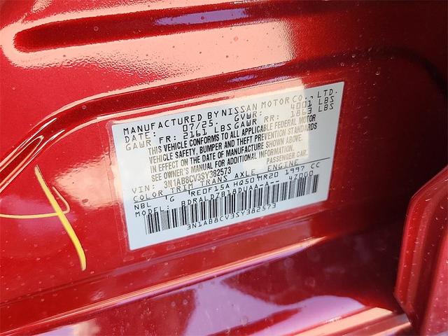 Photo of 2025 Scarlet Ember Tintcoat Nissan Sentra