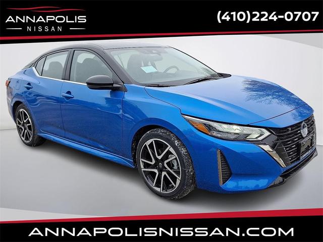 Photo of 2025 Electric Blue Metallic/Super Black Nissan Sentra