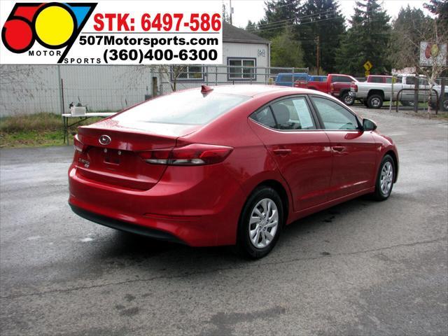 Photo of 2017 Scarlet Red Hyundai ELANTRA