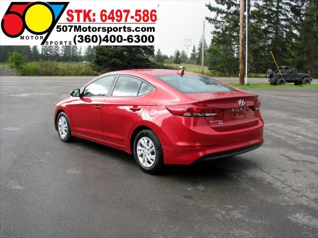 Photo of 2017 Scarlet Red Hyundai ELANTRA