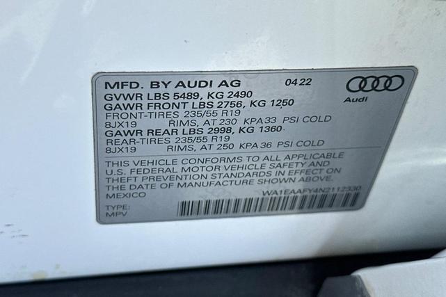 Photo of 2022  Audi Q5