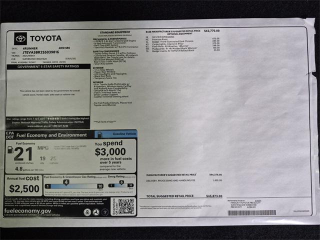 Photo of 2025 Supersonic Red Toyota 4Runner