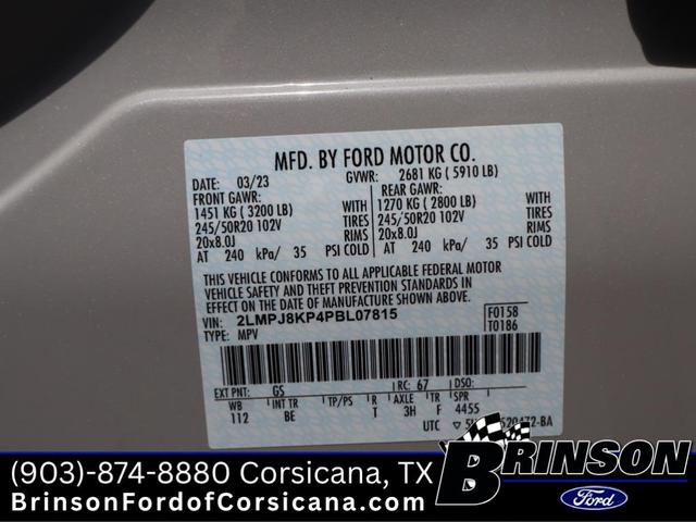 Photo of 2023 Ceramic Pearl Metallic Tinted Clearcoat Lincoln Nautilus