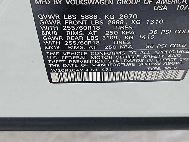 Photo of 2025 Pure White Volkswagen Atlas