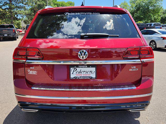 Photo of 2019 Fortana Red Metallic Volkswagen Atlas