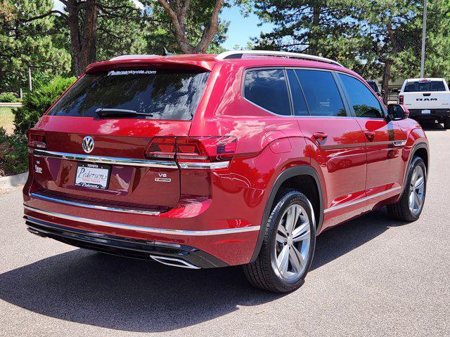 Photo of 2019 Fortana Red Metallic Volkswagen Atlas