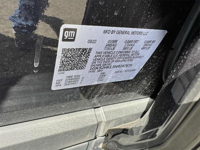 Photo of 2022 Midnight Blue Metallic GMC Yukon XL
