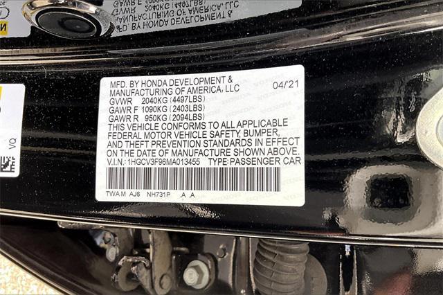 Photo of 2021 Crystal Black Pearl Honda Accord Hybrid
