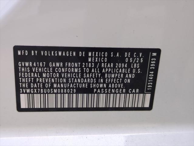 Photo of 2025 White Pearl Volkswagen Jetta