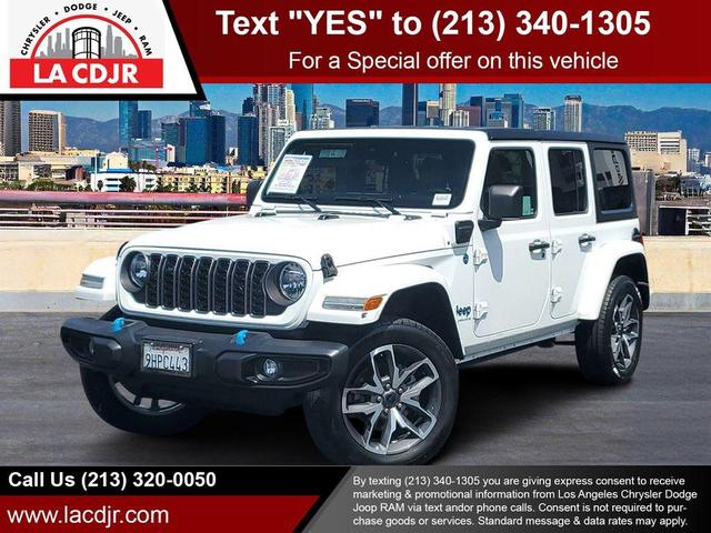 Photo of 2024 Bright White Clearcoat Jeep Wrangler 4xe