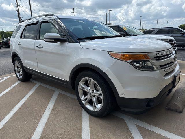 Photo of 2014 White Platinum Clearcoat Metallic Ford Explorer