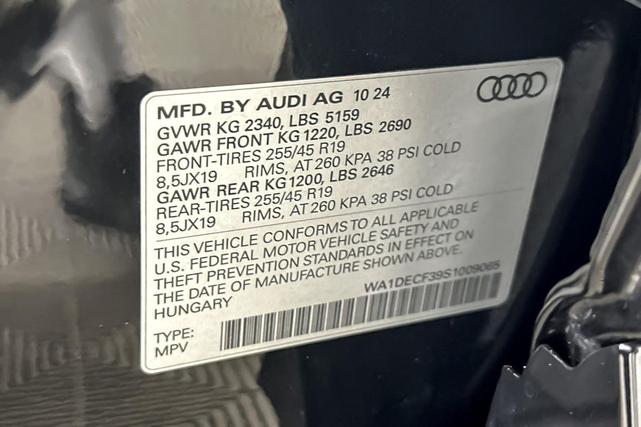 Photo of 2025 Mythos Black Metallic Audi Q3