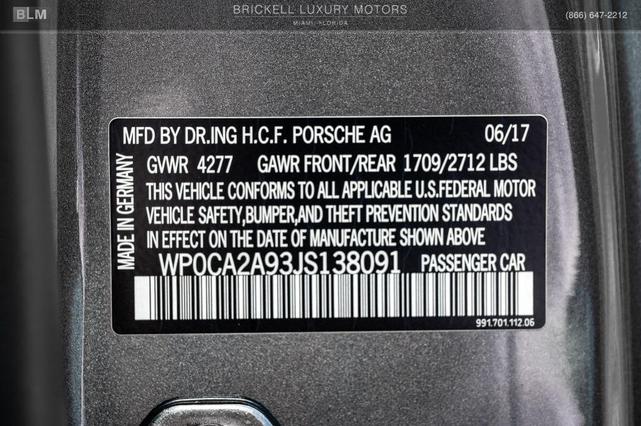 Photo of 2018 Agate Gray Metallic Porsche 911