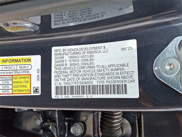 Photo of 2025 Gray Metallic Honda Accord