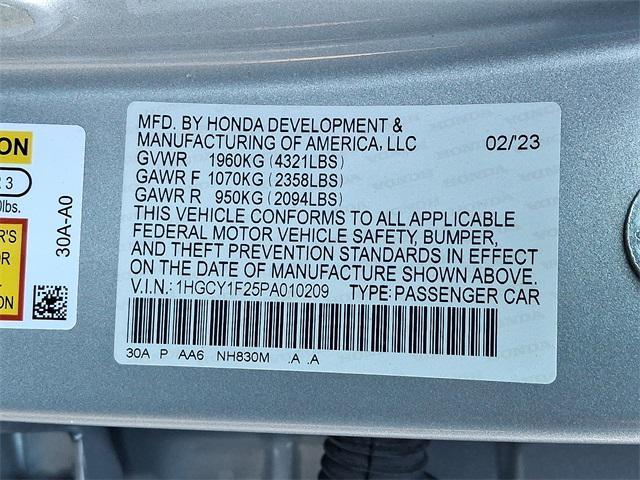 Photo of 2023 Lunar Silver Metallic Honda Accord