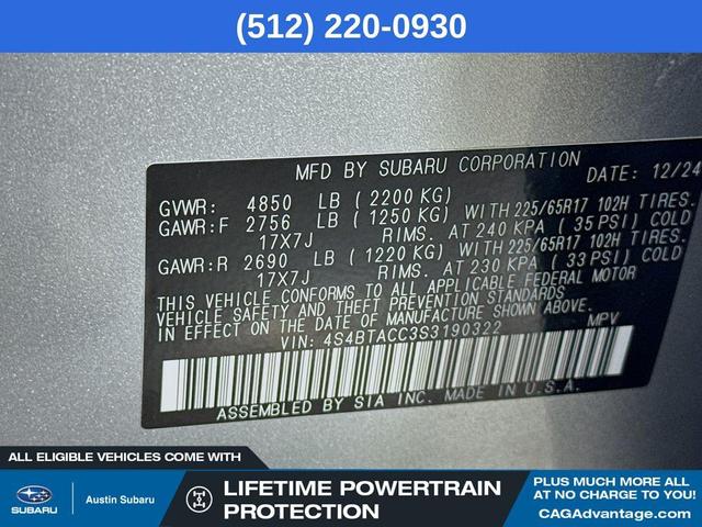 Photo of 2025 Ice Silver Metallic Subaru Outback