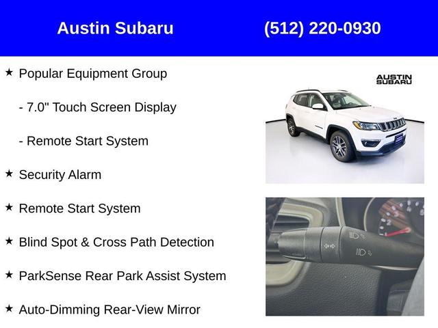 Photo of 2018 White Clearcoat Jeep Compass