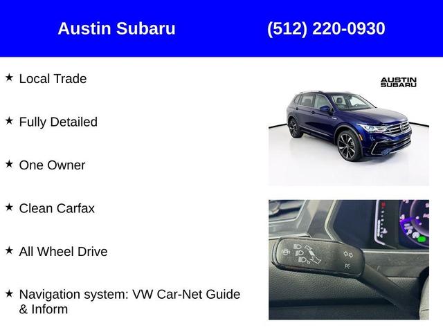 Photo of 2022 Atlantic Blue Volkswagen Tiguan