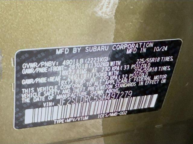 Photo of 2025 Autumn Green Metallic Subaru Forester