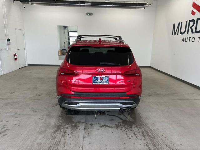 Photo of 2021 Calypso Red Hyundai SANTA FE