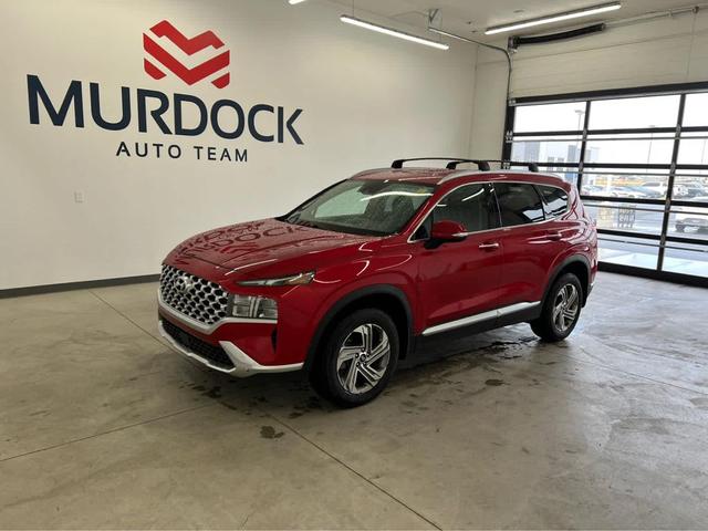 Photo of 2021 Calypso Red Hyundai SANTA FE