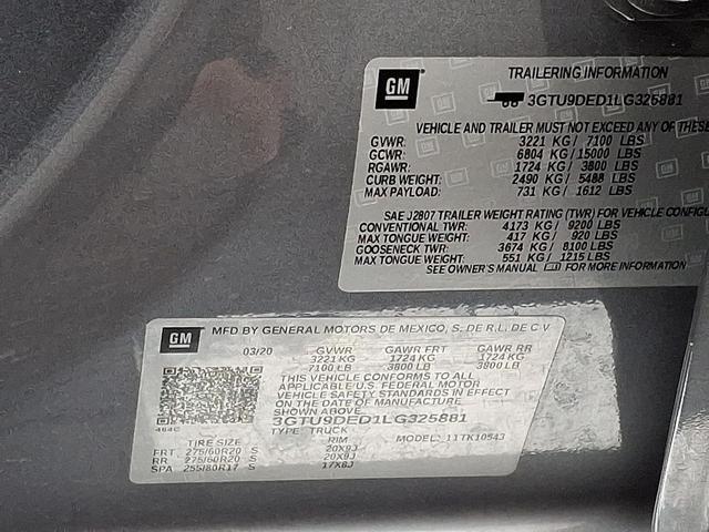 Photo of 2020 Satin Steel Metallic GMC Sierra 1500