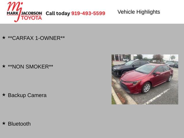 Photo of 2022 Ruby Flare Pearl Toyota Corolla