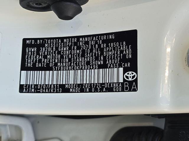 Photo of 2019 Blizzard Pearl Toyota Corolla