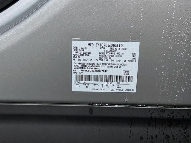 Photo of 2018 Ingot Silver Ford Explorer