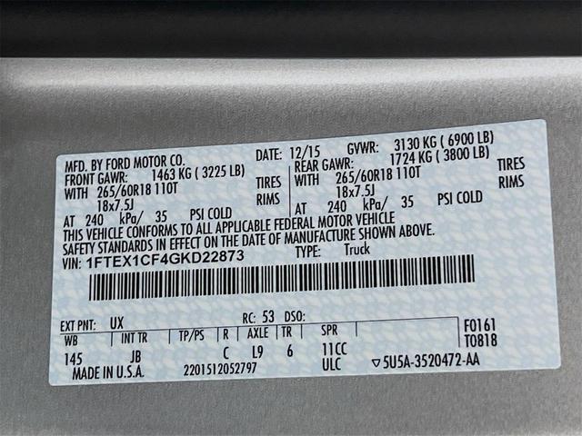 Photo of 2016 Ingot Silver Ford F-150
