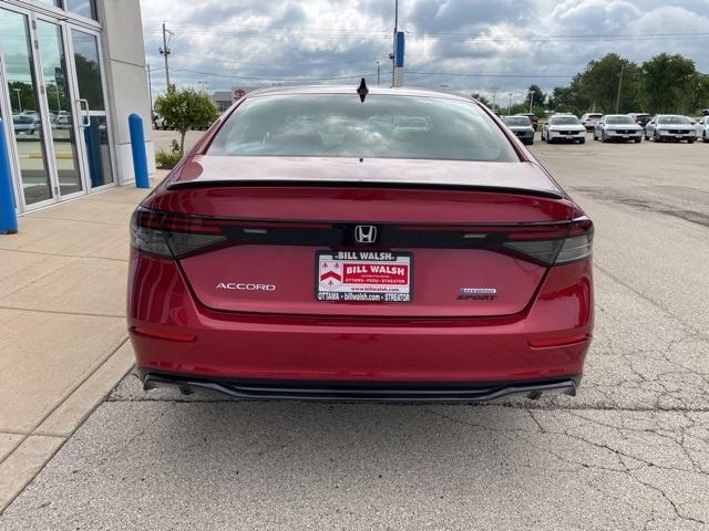 Photo of 2025 Radiant Red Metallic Honda Accord Hybrid