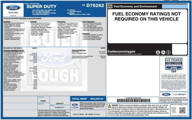 Photo of 2020 Oxford White Ford F-350