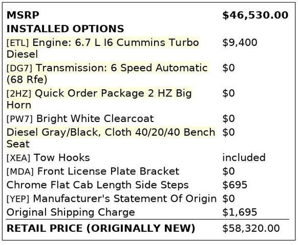 Photo of 2021 Bright White Clearcoat RAM 2500