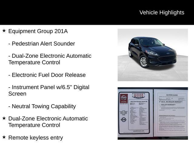 Photo of 2022 Black Metallic Ford Escape