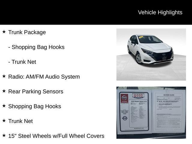Photo of 2025 Cloud White Nissan Versa