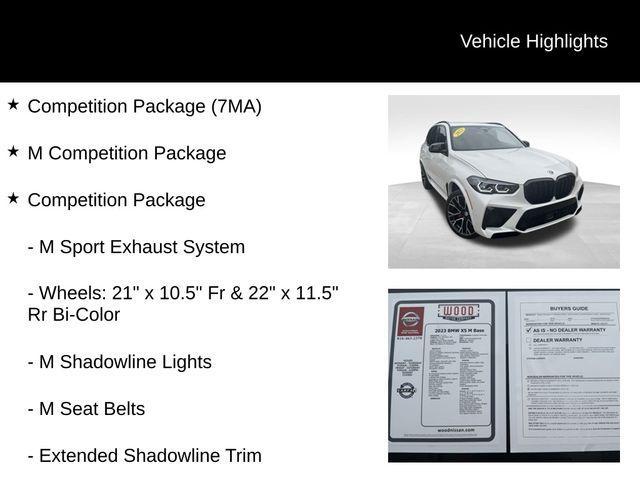 Photo of 2023 Mineral White Metallic BMW X5 M