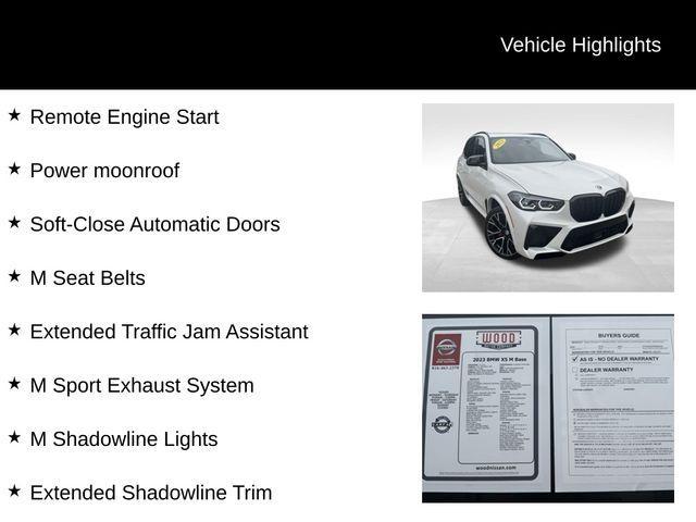 Photo of 2023 Mineral White Metallic BMW X5 M