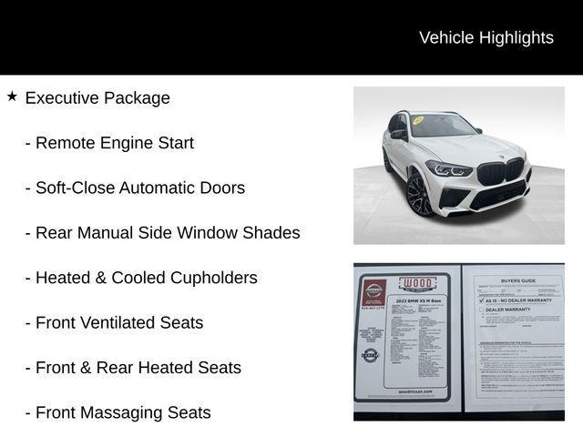 Photo of 2023 Mineral White Metallic BMW X5 M