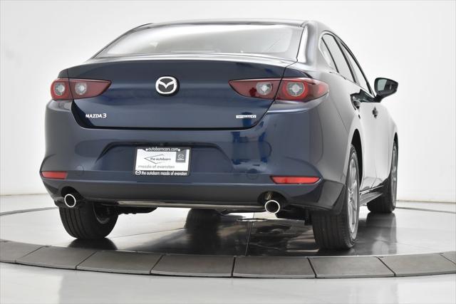 Photo of 2025 Deep Crystal Blue Mica Mazda Mazda3