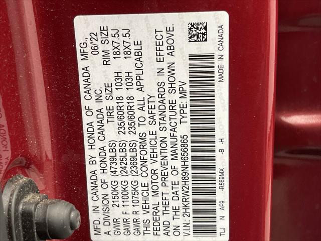 Photo of 2022 Radiant Red Honda CR-V