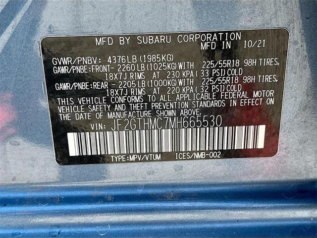 Photo of 2021 Horizon Blue Pearl Subaru Crosstrek