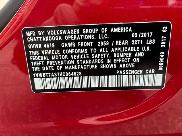 Photo of 2017 Fortana Red Volkswagen Passat