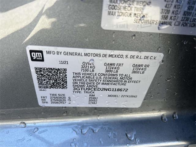 Photo of 2022 Satin Steel Metallic GMC Sierra 1500