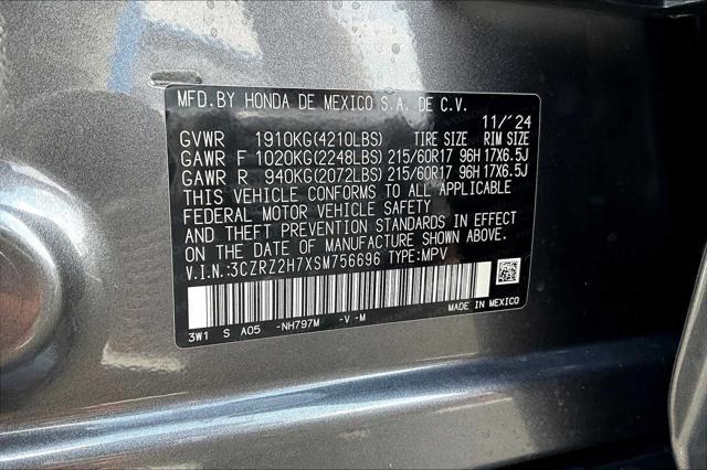 Photo of 2025 Modern Steel Metallic Honda HR-V